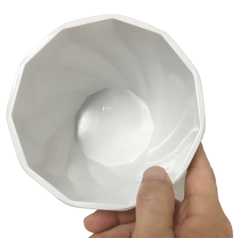 Manufacturers Wholesale Cheap Creative Polygonal Circles Indoor Garden Planters Pots Outdoor Decor Plastic Flower Pots