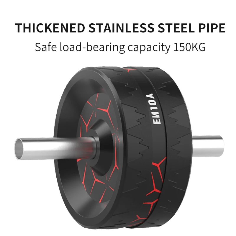 2024 Wholesale Healthy Customizable PP Foam Handle Ab  Wheels roller  with Kneeling Pad Home Exercise-Abdominal Muscle Training