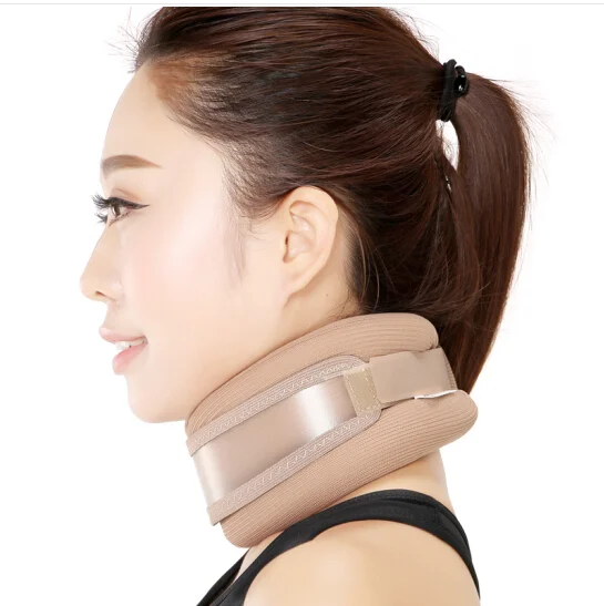 Neck Brace Foam Cervical Collar Soft Neck Support Relieves Pain & Pressure in Spine Wraps Aligns Stabilizes Vertebrae