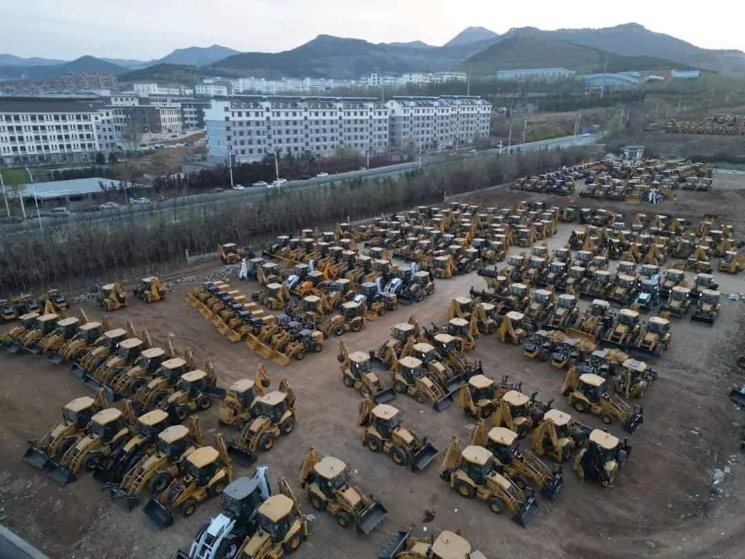 retroexcavadora 4x4 compact tractor with loader and backhoe with low price