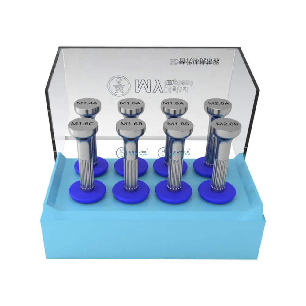 Dental lab tool carrier to install and remove digital lab analog