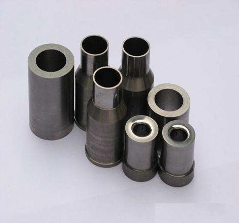 Solid tungsten cutting nozzle metal drawing dies