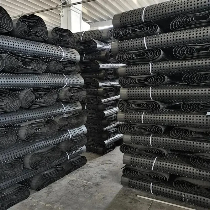 Plastic Drainage Board Dimpled Plastic Drain Sheet For Green Roof System Drainage Board