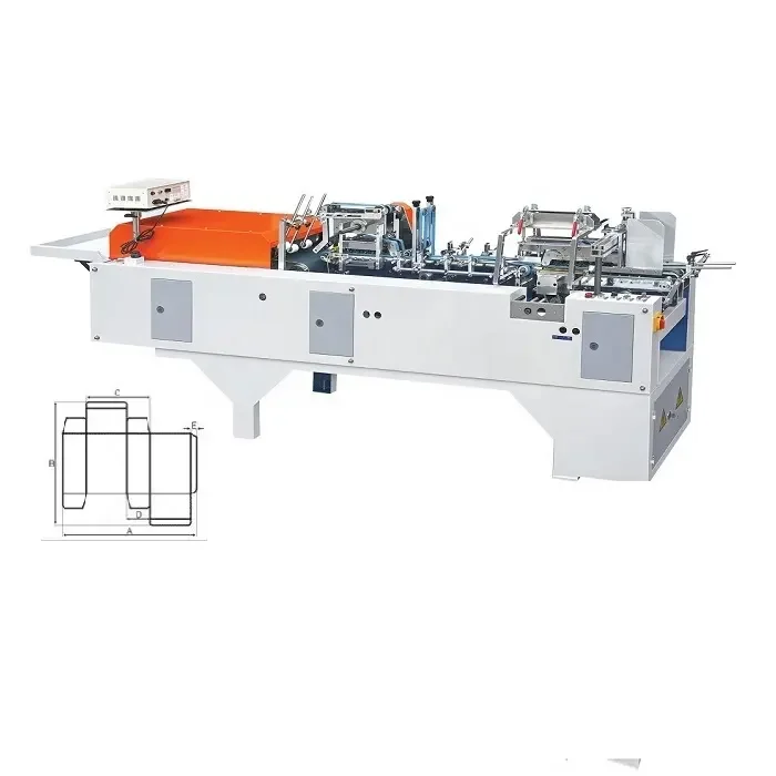 RYYT-2-500 Automatic Mini Package Box Folder Gluer Making Machine