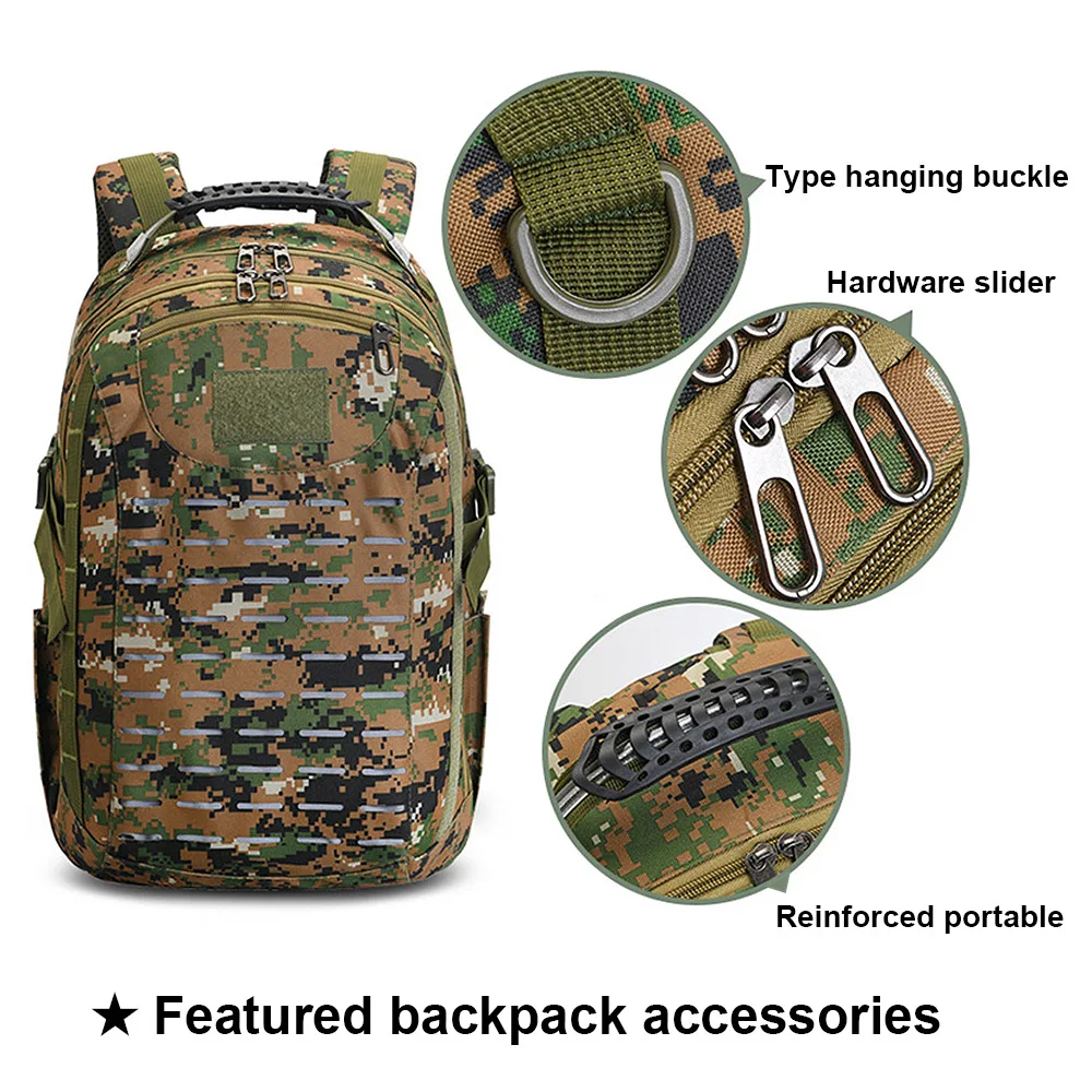 Outdoor Tactics MOLLE Backpack Sports Mountain Hunting bag Camouflage Travel Hiking backpack Camping Oxford cloth backpack