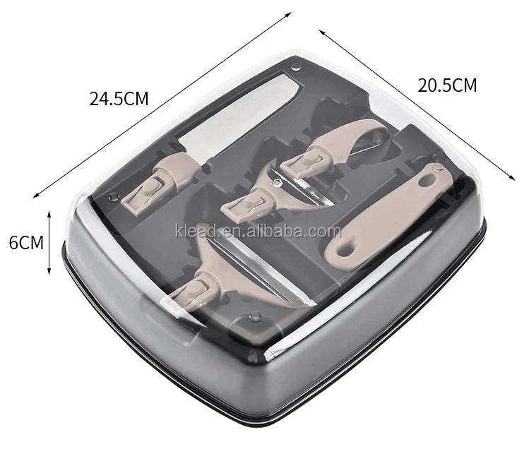 8 In1 Fruit Cutting Board and Knife Box  Autoor Multifunction Kitchen Tool Set with Good Grips Prep peeler with tray