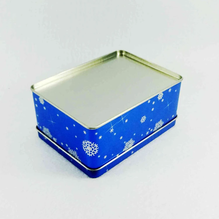 The Rectangular Iron Box Gift Card Toy Tin Packing Box Food Cookie Packing Metal Box