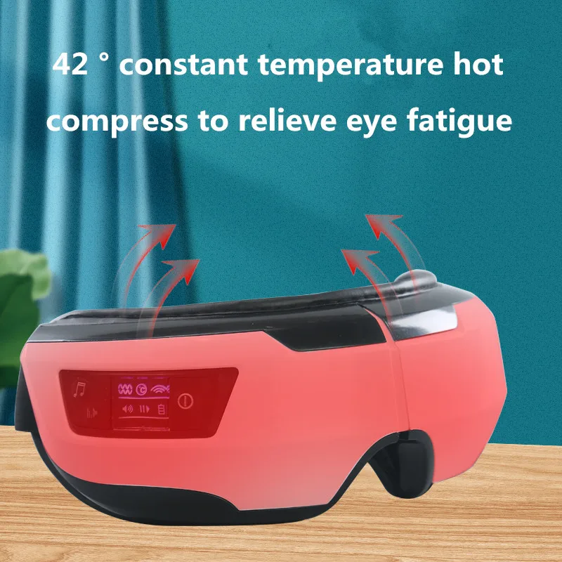 Eye Massage Machine Music Wireless Vibration Heat Eye Massager Foldable Electric Smart Eye Mask Massager
