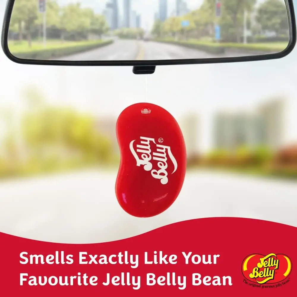 Jelly Belly 3D Pink Grape Fruit Suspension Car Freshener, the true Jelly Belly car air freshener for women, men and children