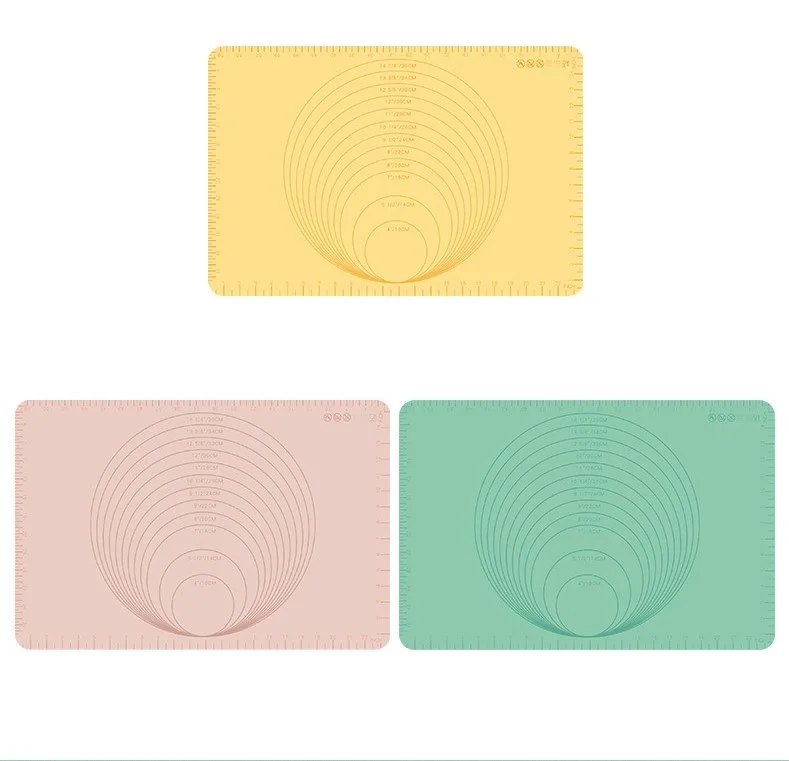 Kitchen sand silicone non-stick food safe air fryer pastry baking sheet mat rolling dough wholesale
