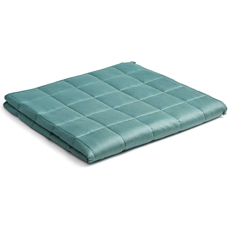 Высококачественное 100% хлопковое Сенсорное утяжеленное одеяло современный двойной размер с прочным стеклянным материалом 15 фунтов подогревом для детской гостиной