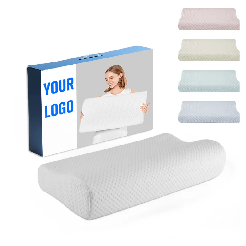 memory foam pillow B shaped almohadas ortopedicas sleeper anti snore cervical memory foam pillow