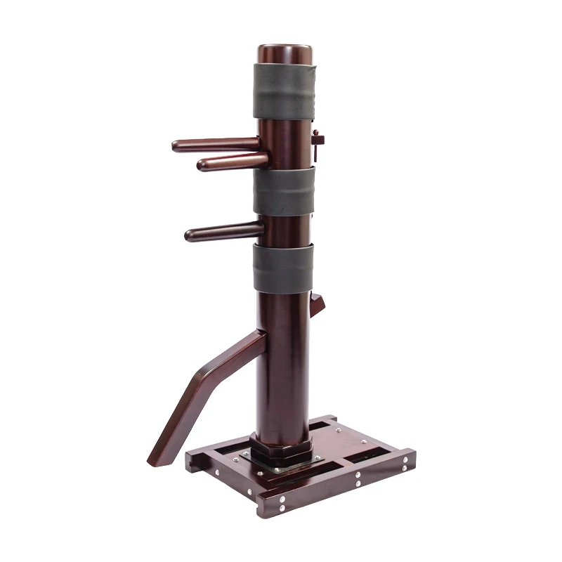 China Traditional Triangle Base adjustable Wing Chun Solid Wood Wing Chun Dummy exercise equipment wooden dummy