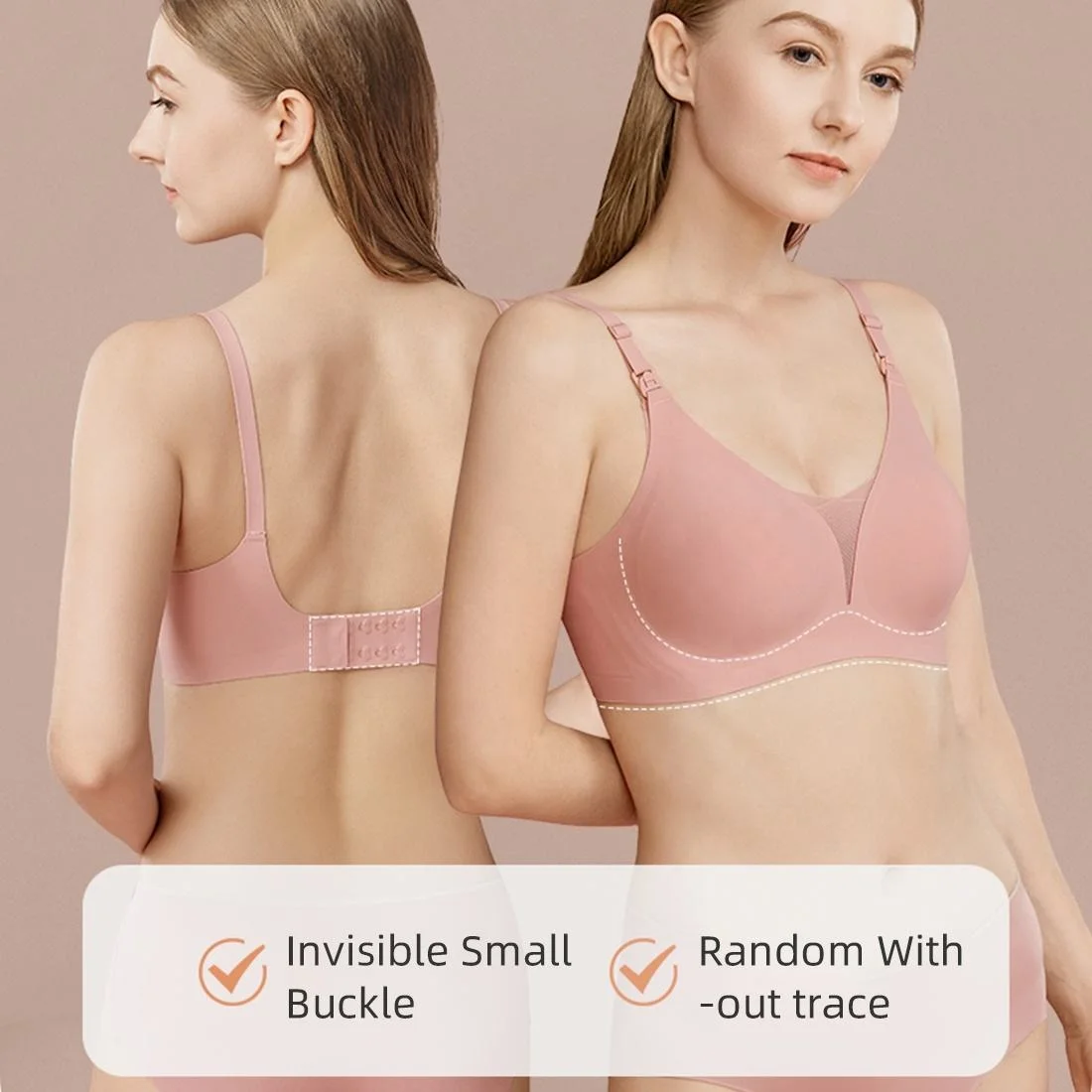 New Arrival Breastfeeding Bras Cotton Bra Nursing Seamless Maternity Bra for Pregnant Women Feeding Nursing Underwear