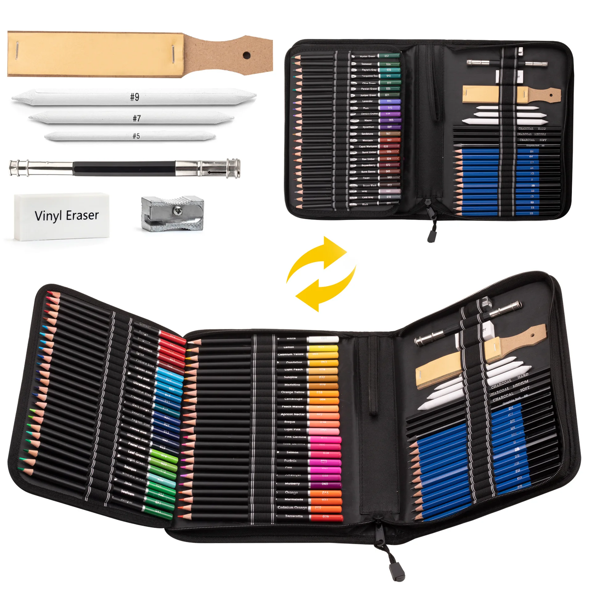 Professional Drawing Pencils and Sketch Painting Kit  for Professional Art Supplies for Artists and Beginners