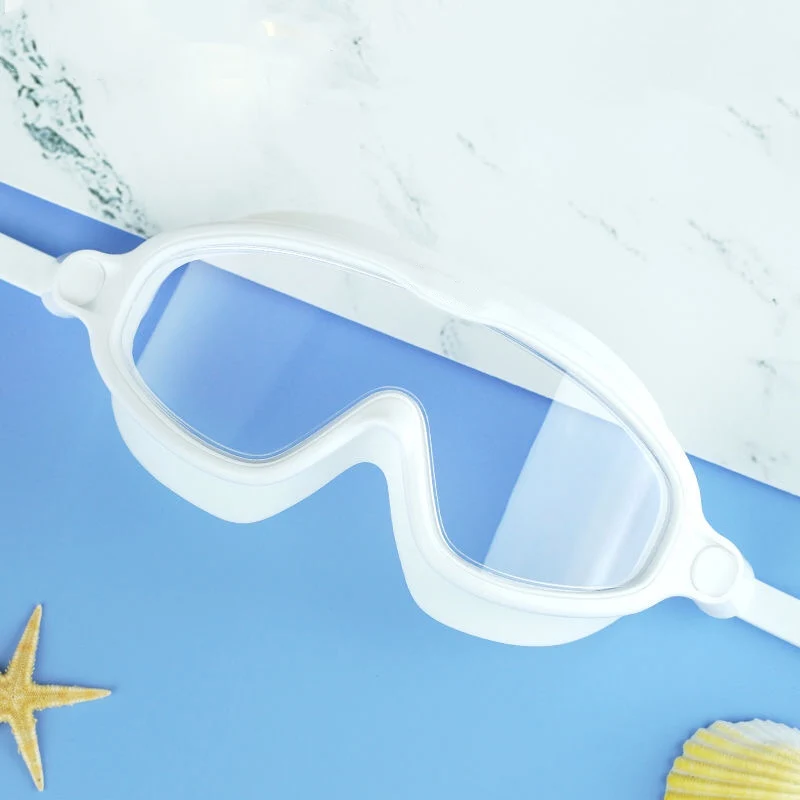 custom swimming goggles Online shop china large frame children swimming goggles adjustable kids swim goggles