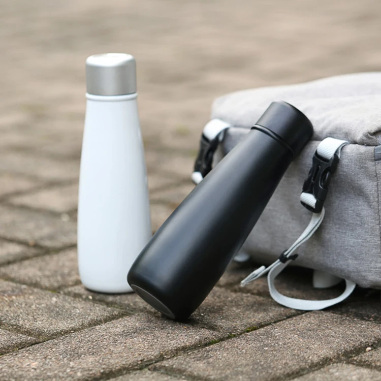 Smart Alarm Clock Reminder Function 220mah Waterproof Luxury Water Bottle Stainless Steels