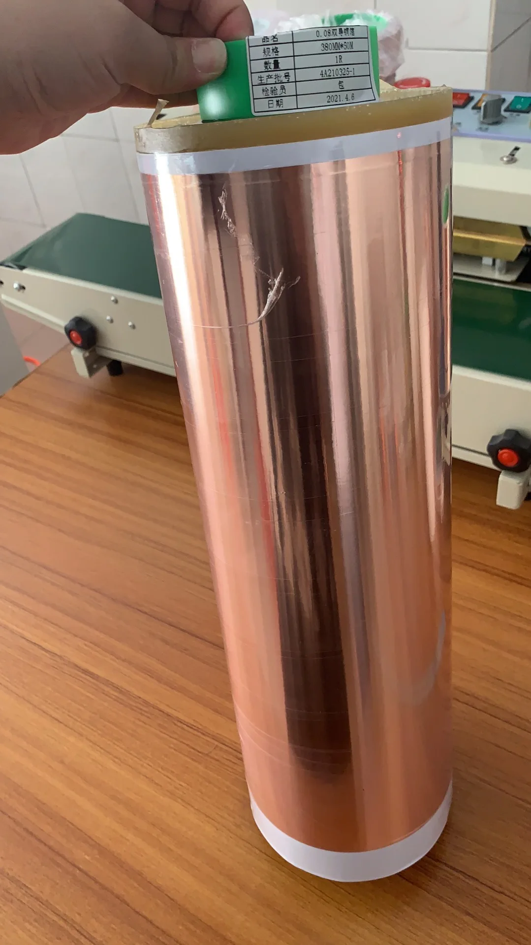 Single Conductive Adhesive Custom Copper foil tape Shielding Tape 5mm copper foil adhesive mobile phones copper foil tape