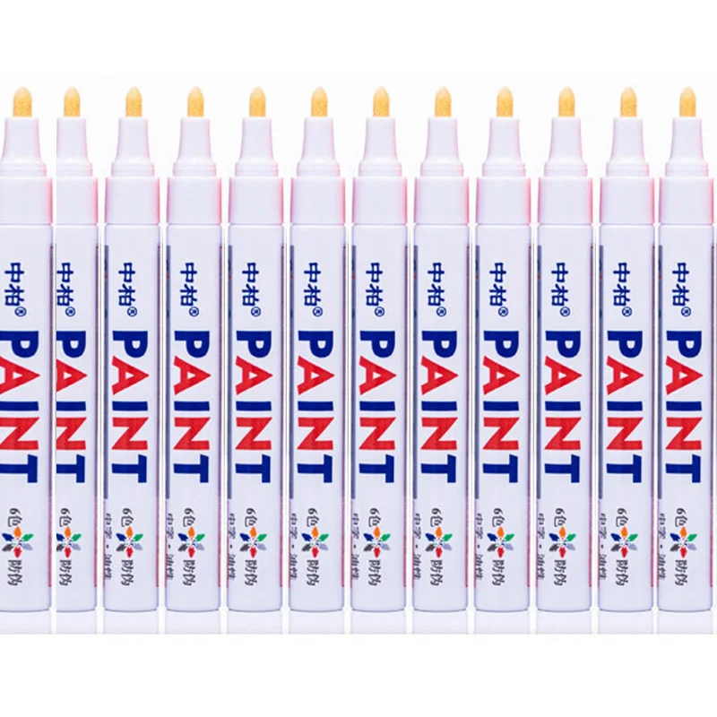 
Paint pen SP110 white non-fading oil-resistant tire repaint pen industrial black and white marker 