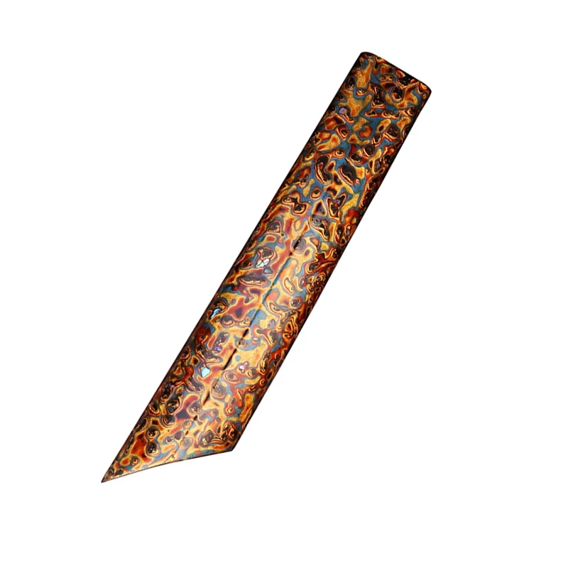 Traditional lacquer wood knife handle dazzle color DIY handmade knife handle kitchen knife without blade handle exquisite gift
