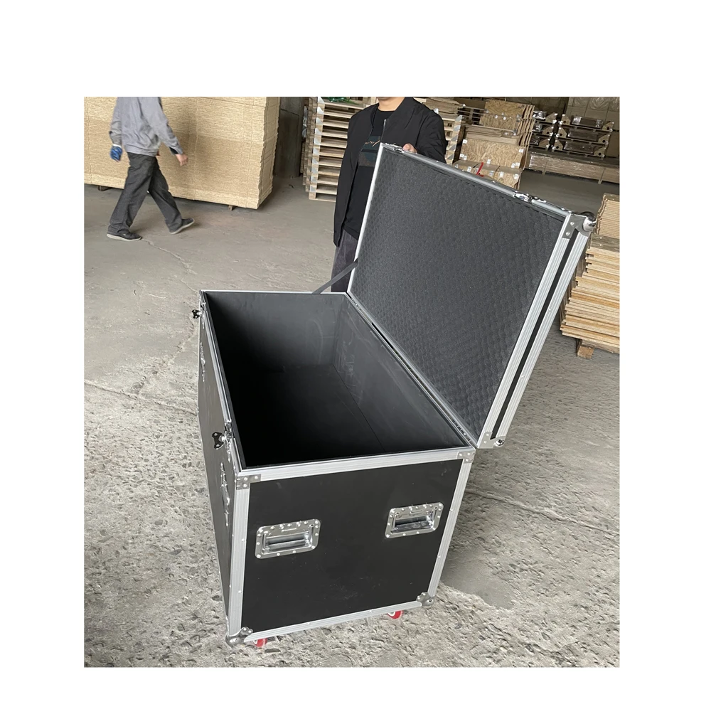 Professional Heavy Duty Storage Box Aluminum Flight Hardware Cable Boxes Road Case