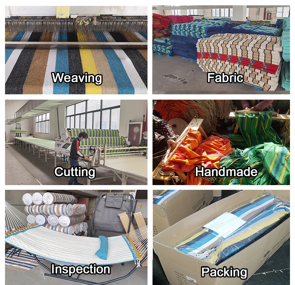 Single mesh Hammock Hanging Swing Wooden Stick Cotton Rope with Hooks Outdoor Travel Camping Sleeping and Rest net Hammock