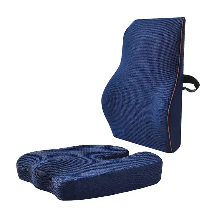 Ergonomic Car Cushion Lumbar Support New Design Memory Foam Comfortable Adjustable Back Lumbar Support Cushion