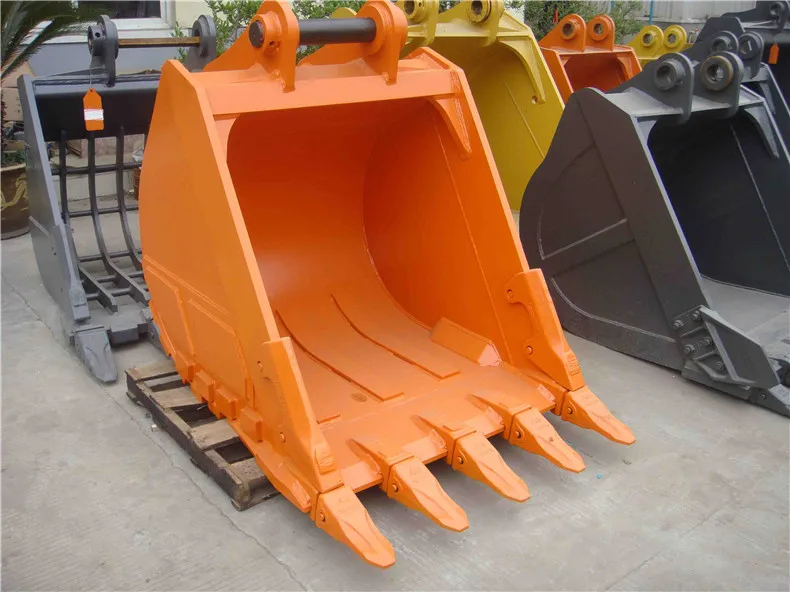Excavator Attachments Rock Bucket Pins and Bushings ZX200 1.0 M3 for excavator used