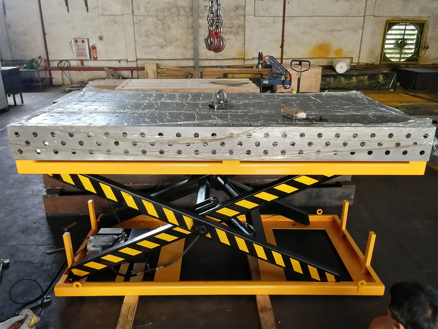 28 Series Welding Platform 3d Mobile Hydraulic Scissor Lift Flexible Welding Table