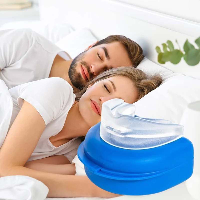 Customized Silicone Anti Snoring Mouth Breathing Pause Protector Stop Grinding Teeth Silicone Tray Sleep Aid Anti Snoring Device