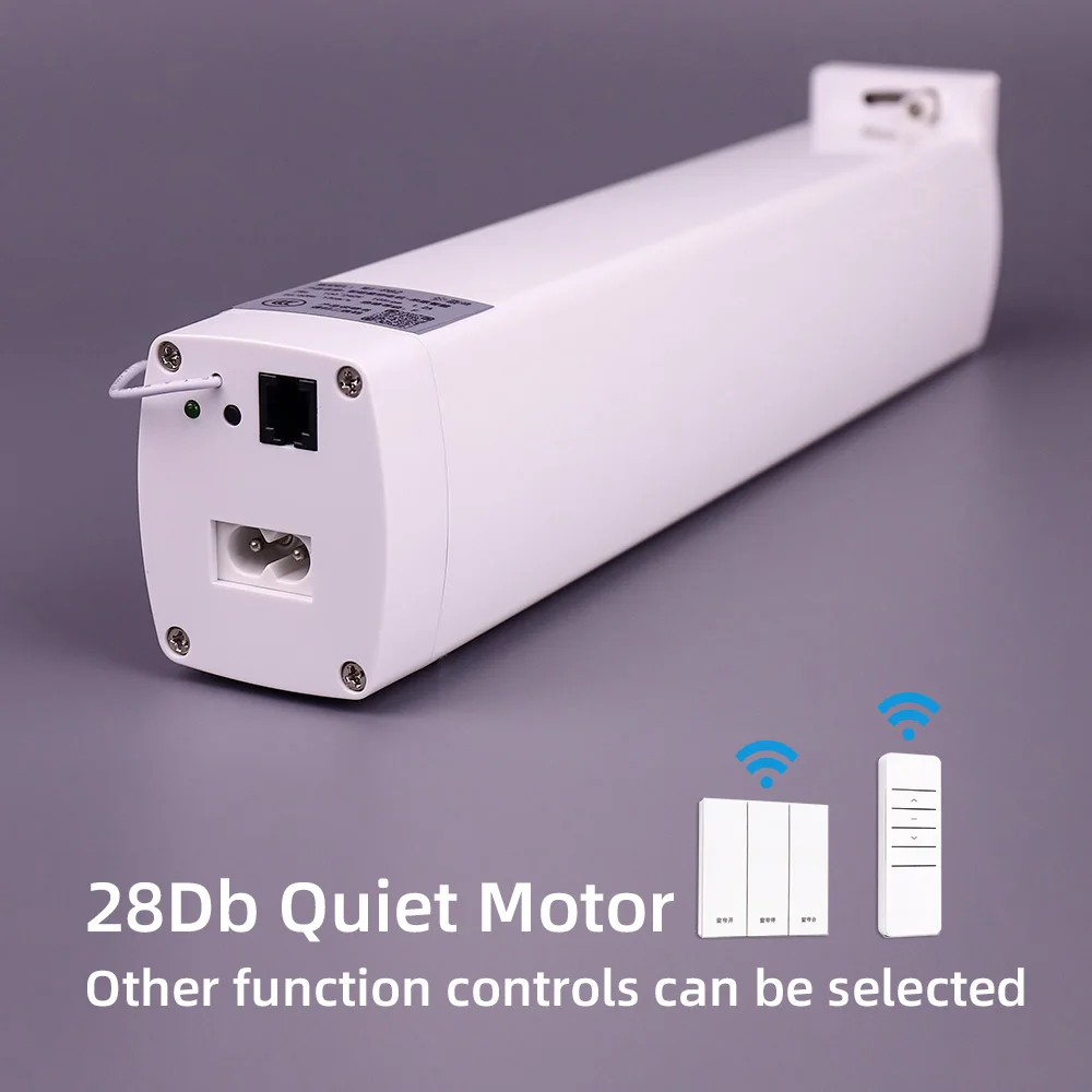 Silence Motor Wholesale Electric Motorized Automatic Curtain Opener Home Product Home Hotel Aluminum Electronic Office Bedroom