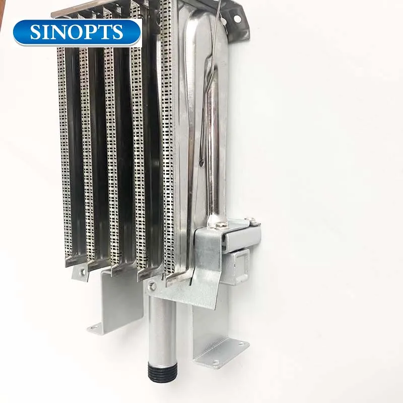 4 Rows Tube Burner Fire Row Burner NG LPG For Noodle Cooker Steam Oven Bucket Stove Burner