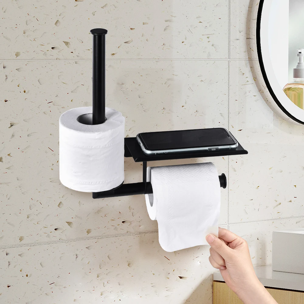 Недорогой Бытовой настенный держатель полотенец для ванной комнаты из нержавеющей стали с