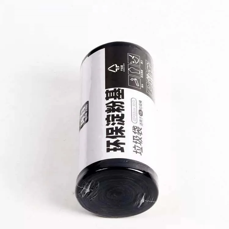Eco bag biodegradable corn starch based PLA PBAT 100% compostable custom garbage trash bin bags on roll PLASTIC bag