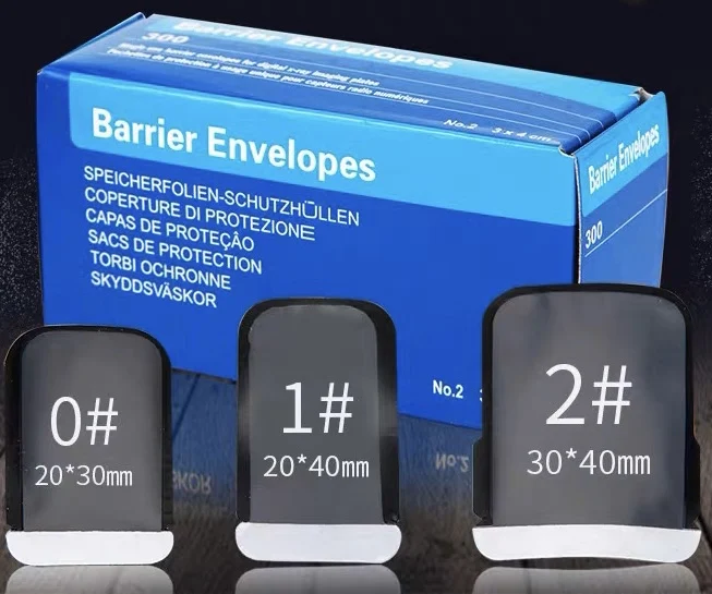 Dental Barrier Envelopes Dentist Bags for X-Ray PSP Phosphor Plate Digital X-Ray Scan Film Consumables Materials