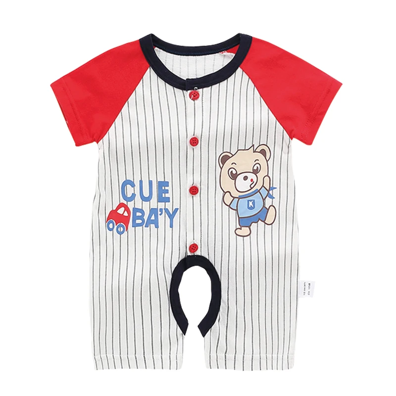 Cartoon anime short Newborn Baby Clothes 100% cotton Summer Rompers Boys Baby Girl Jumpsuit Toddler Costume