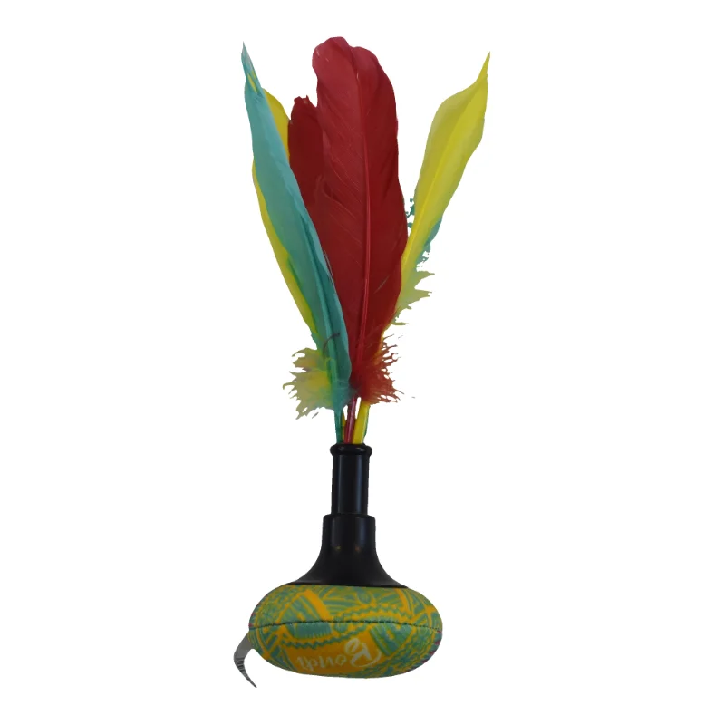 Hot Sale Customized Neoprene hand feather ball Jianzi Shuttlecock beach toys