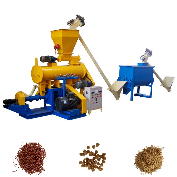 30-40kg/h post bed roller feed sewing machine pork pond feeder broiler pellet