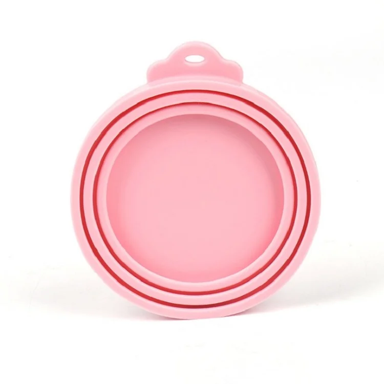 Universal Size One fit 3 Standard Size Silicone Pet Food Can Cover Can Lids Dog and Cat Food Saver Lid