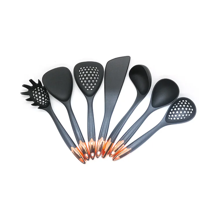 2019 Kitchen Accessories Heat Resistant Non Stick ABS Handle 9 pieces Kitchen Cooking Tools Nylon Utensil Sets