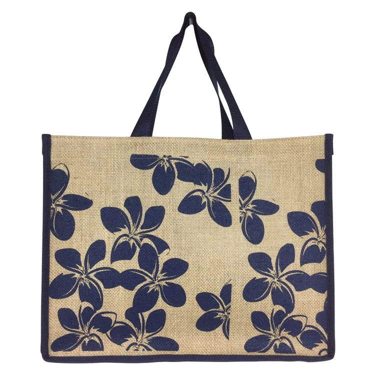 
Manufacturers wholesale cheap high quality custom design printed shopping tote jute bags 