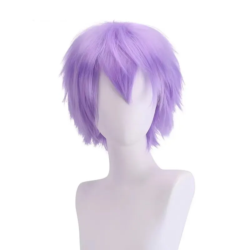 New cosplay wig, hairstyle, and makeup look in taro purple