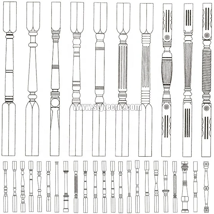 New Design Automatic CNC Wood Lathe Machine for Sale