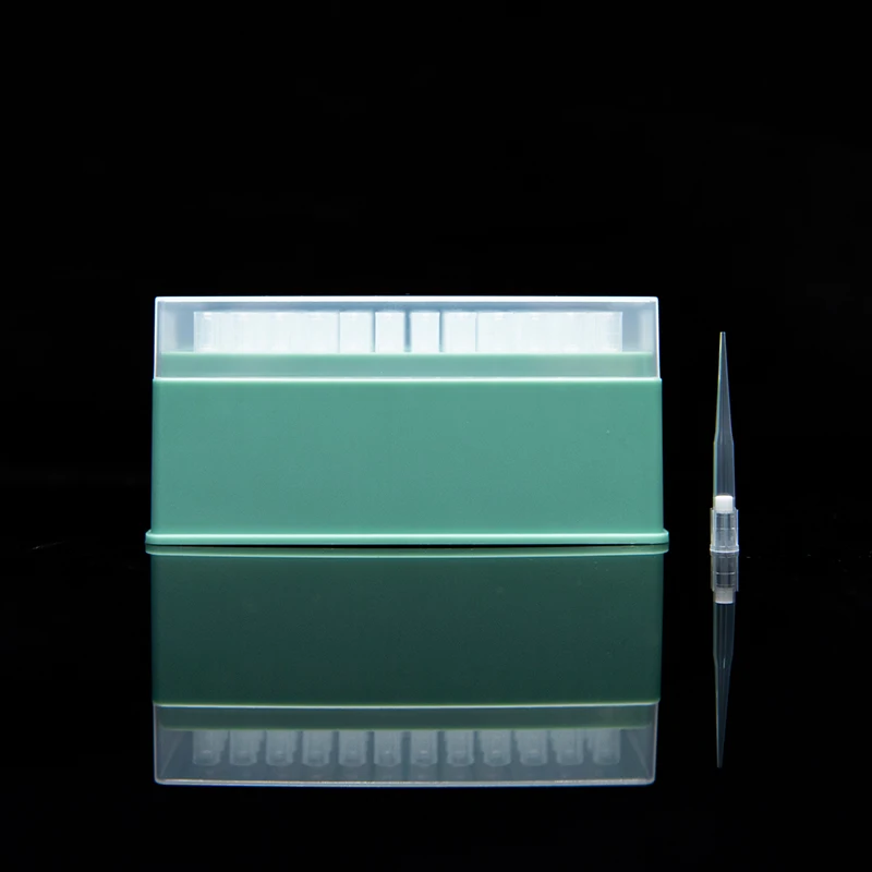 Wholesale Disposable Filtered 250uL Transparent Packed Pipette Tip Dnase Rnase Free