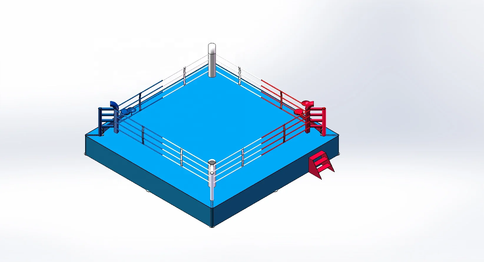 boxing ring for competition professional boxing ring fitness gymnastic elevated boxing championship ring for sale