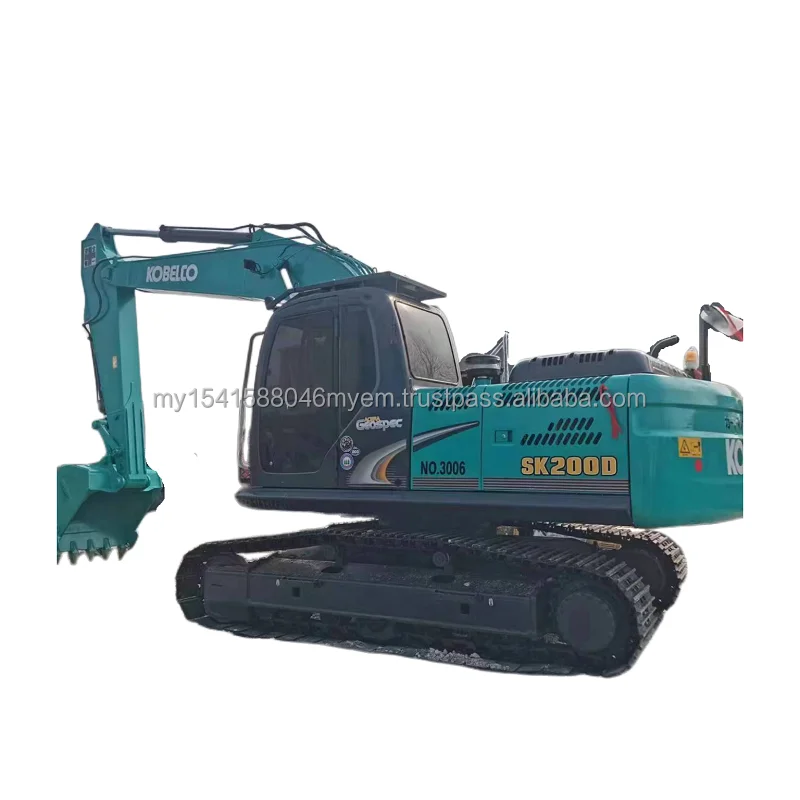 Used crawler excavator Kobelco SK200-8 for cheap sale Kobelco 200-8 210-8 200-10 20ton 21ton second-hand excavator