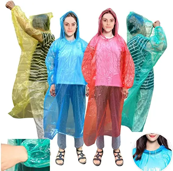 Portable disposable raincoat waterproof easy to carry emergency raincoat suitable for travel camping riding