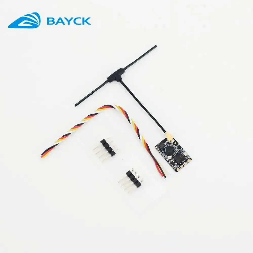 BAYCK ELRS 915MHz / 2.4GHz NANO ExpressLRS Receiver with T type Antenna Support Wifi upgrade for RC FPV Traversing Drones Parts