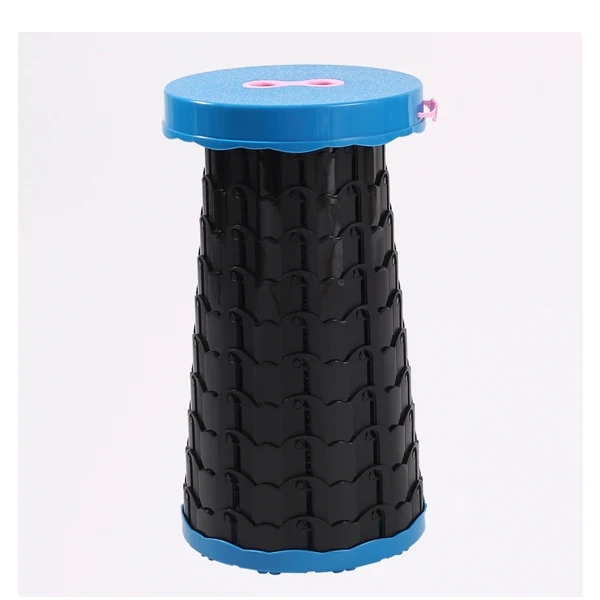 Portable Retractable Telescoping Folding Stool Lightweight Portable Chair Small Camp Stool for Camping Fishing Hiking