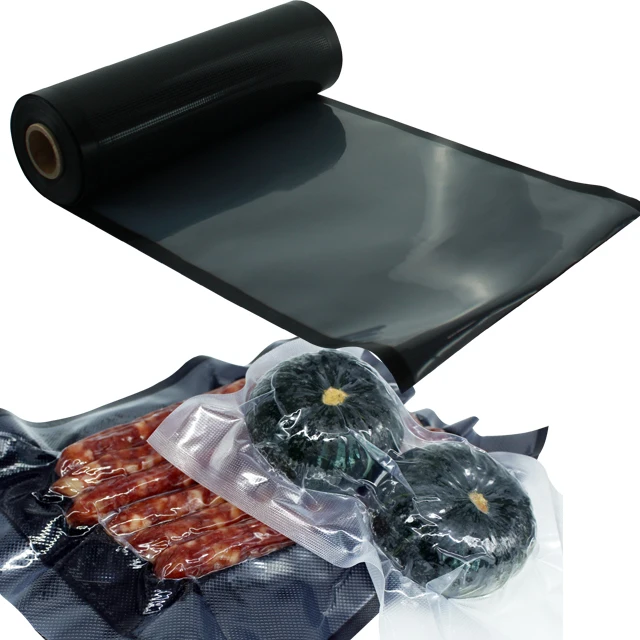 High Barrier Nylon Film embossed bag Vacuum Seal Bag Nylon Mesh Storage Bags Set